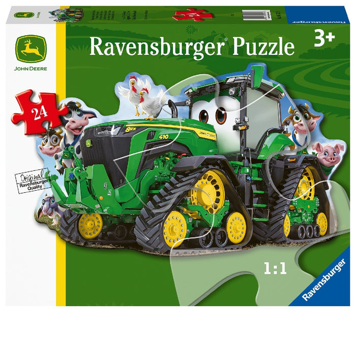 John Deere 24 pc Tractor Shaped Puzzle