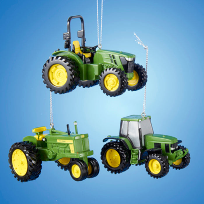 John Deere Tractor Ornaments  3 Styles
