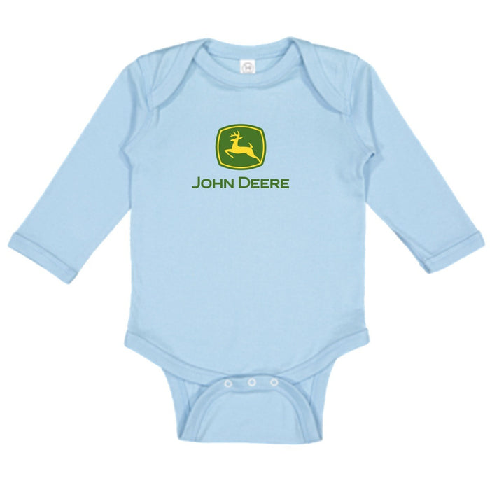 John Deere Boys Infant Blue Bodysuit