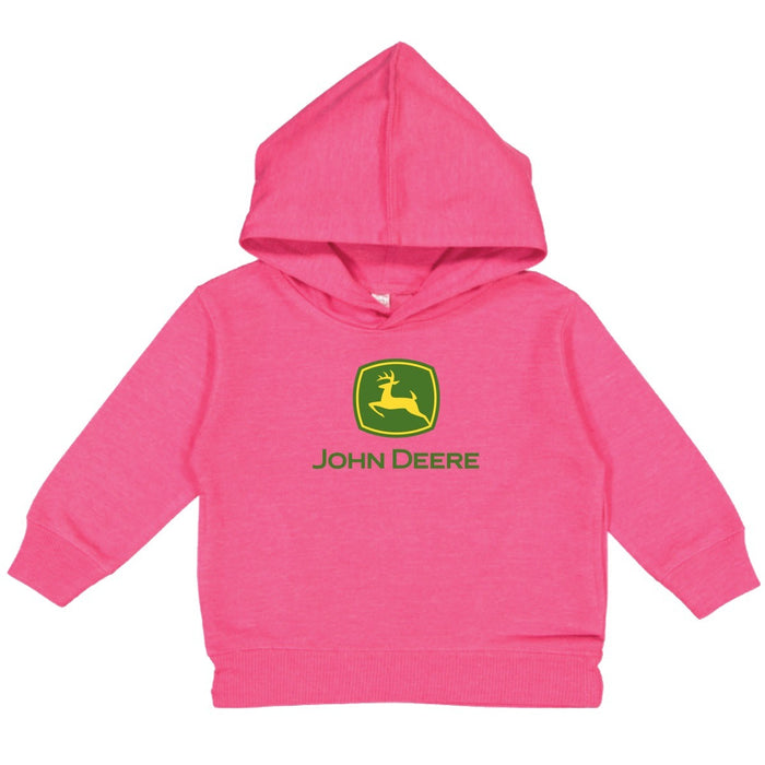 John Deere Girls Youth Hot Pink Hoodie