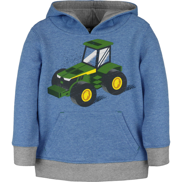 John Deere Boy Toddler Blue Tractor Fleece Hoodie