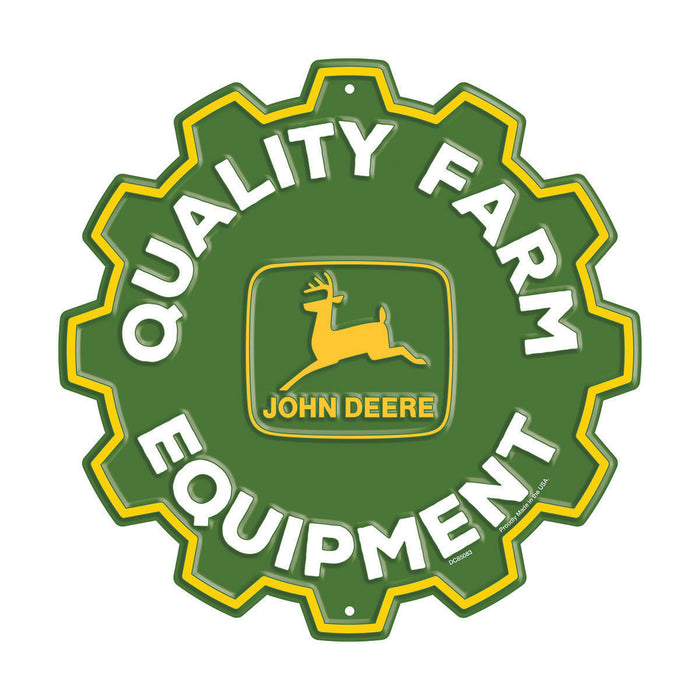 John Deere Metal Sign - Quality Farm Equipment