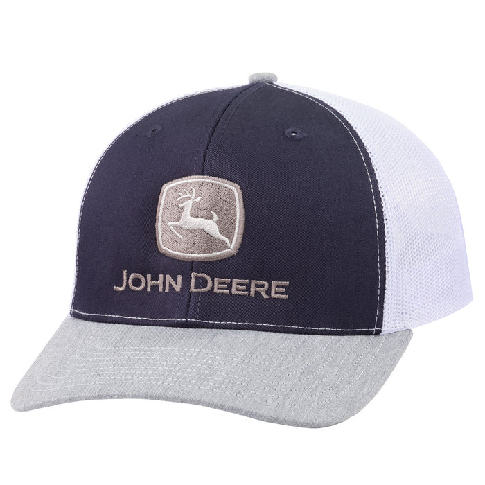 John Deere Richardson Navy White Cap