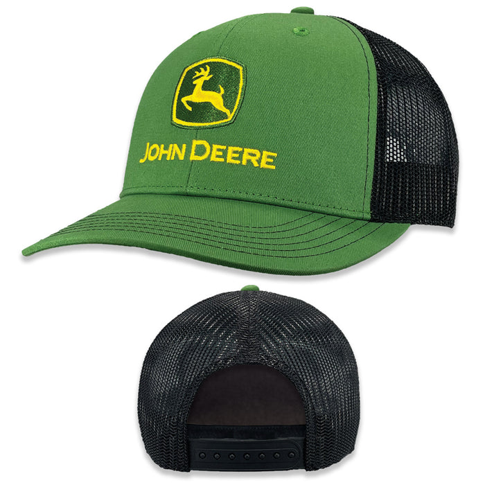 John Deere Mens Green Trademark Embroidered Hat