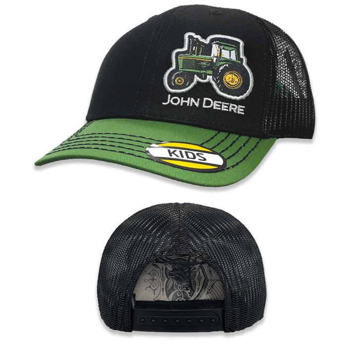 John Deere Boy Youth Green Tractor Patch Cap