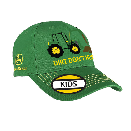 John Deere Boy Toddler "Dirt Don't Hurt" Tractor Hat