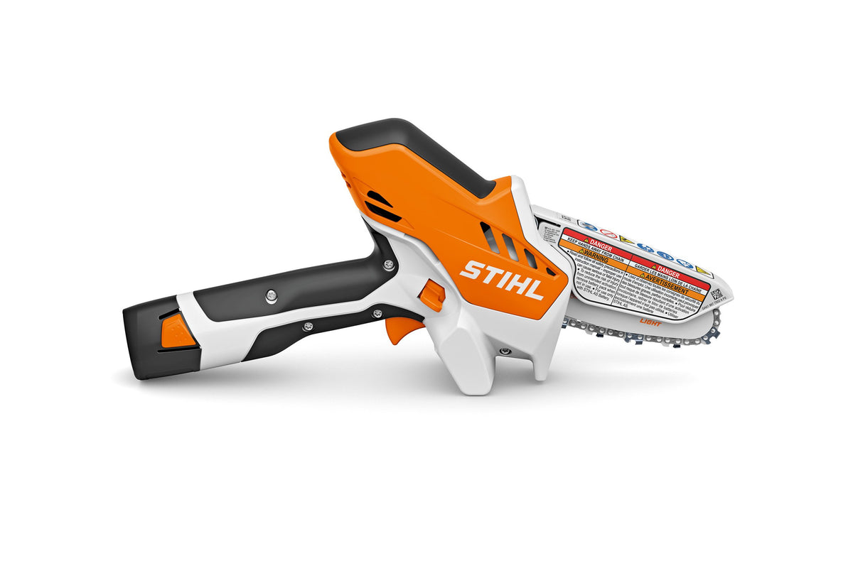 STIHL GTA 26 PRUNER CHAINSAW, W/CARRYING CASE, BATTERY AND CHARGER