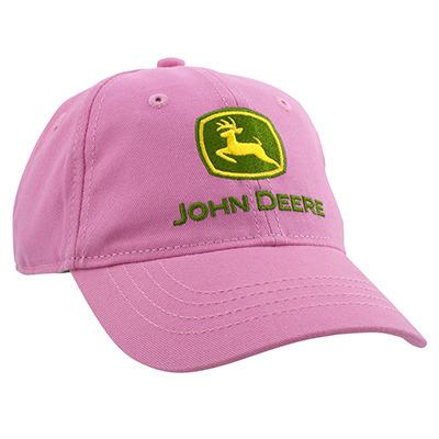 John Deere Girls Toddler Logo Pink Cap