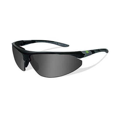 John Deere Traction-X Safety Sunglasses Grey Black