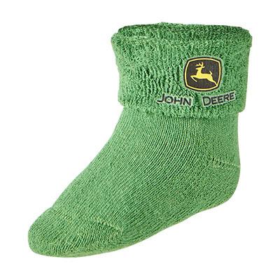 John Deere Boy Infant Green Bootie Sock