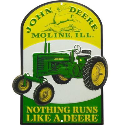 John Deere Nothings Runs Like a Deere Sign