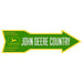 John Deere Metal Arrow Sign