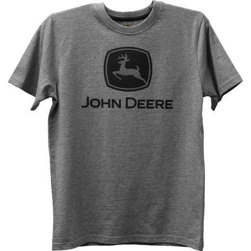 John Deere Boy Youth Trademark Logo Tee