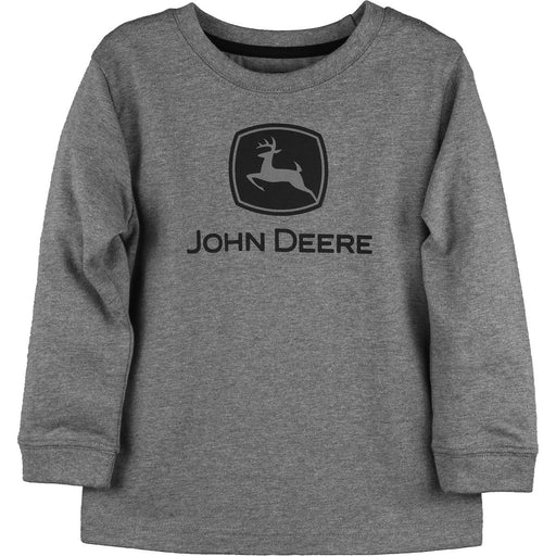John Deere Toddler Grey Logo Tee