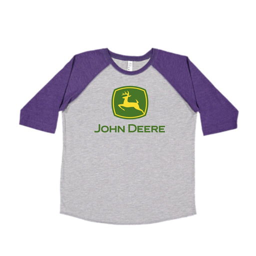 John Deere Girl Youth Purple Trademark Tee