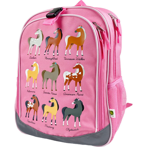 John Deere Girls Horses Backpack