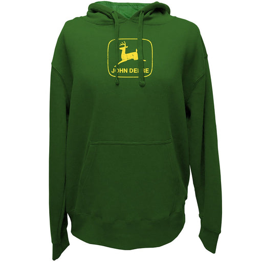 John Deere Mens Green Vintage Logo Hoodie