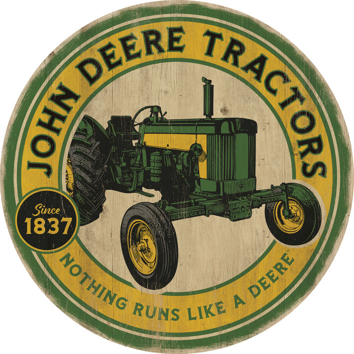 John Deere Rustic John Deere Tractors Sign