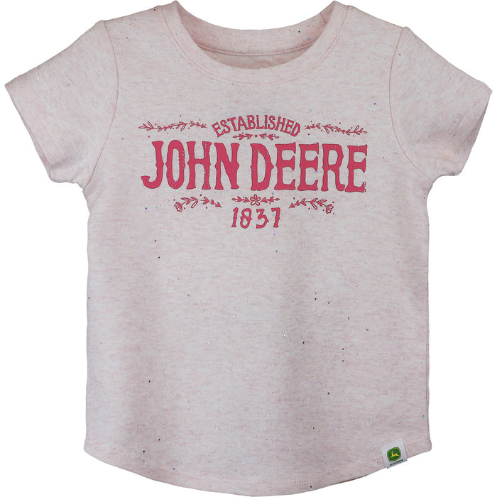 John Deere Girl Toddler 1837 Tee