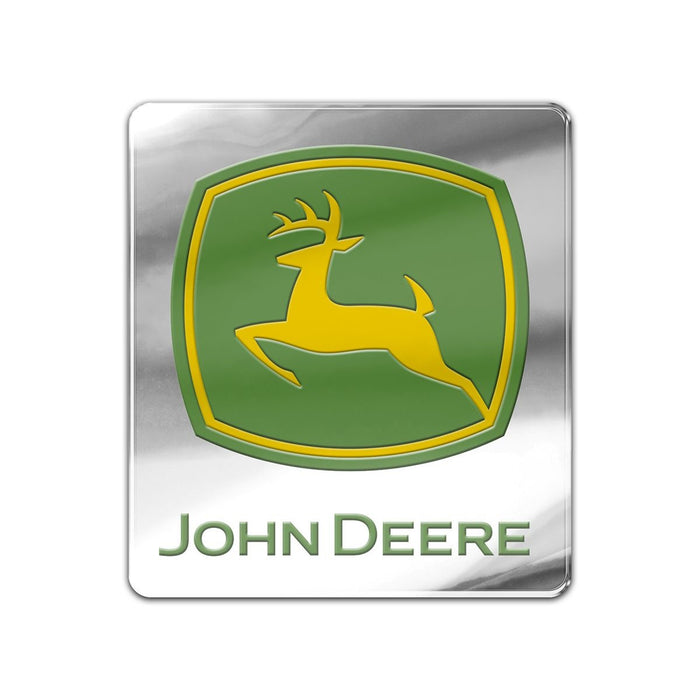 John Deere Green & Yellow Logo Auto Emblem