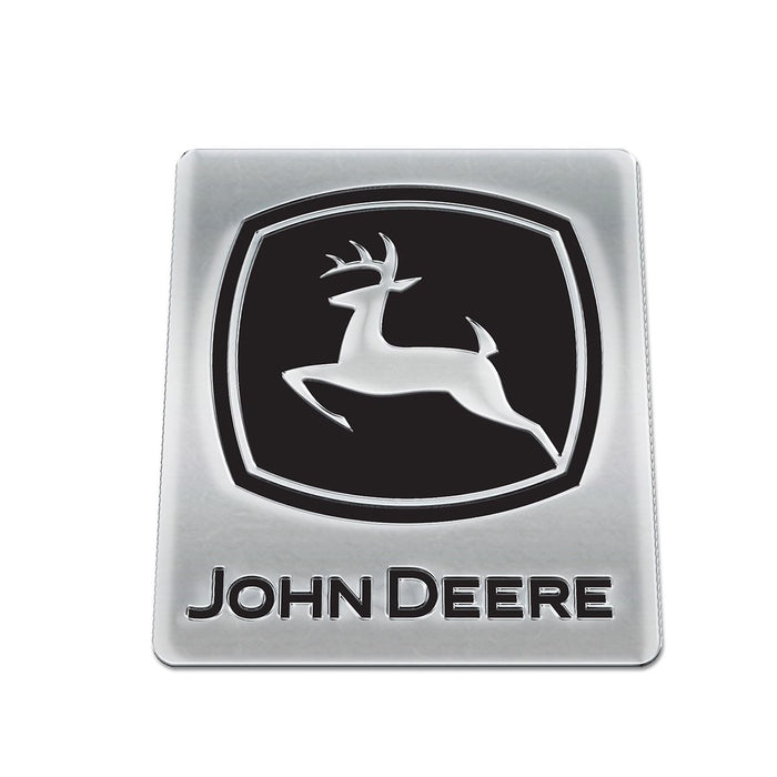 John Deere Black Logo Auto Emblem
