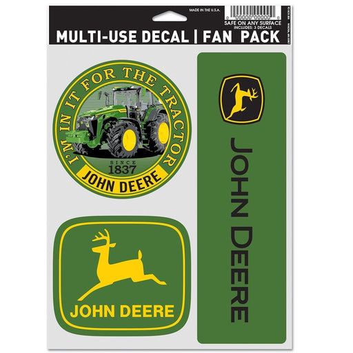 John Deere Green & Yellow Sign and Logo Decal Set