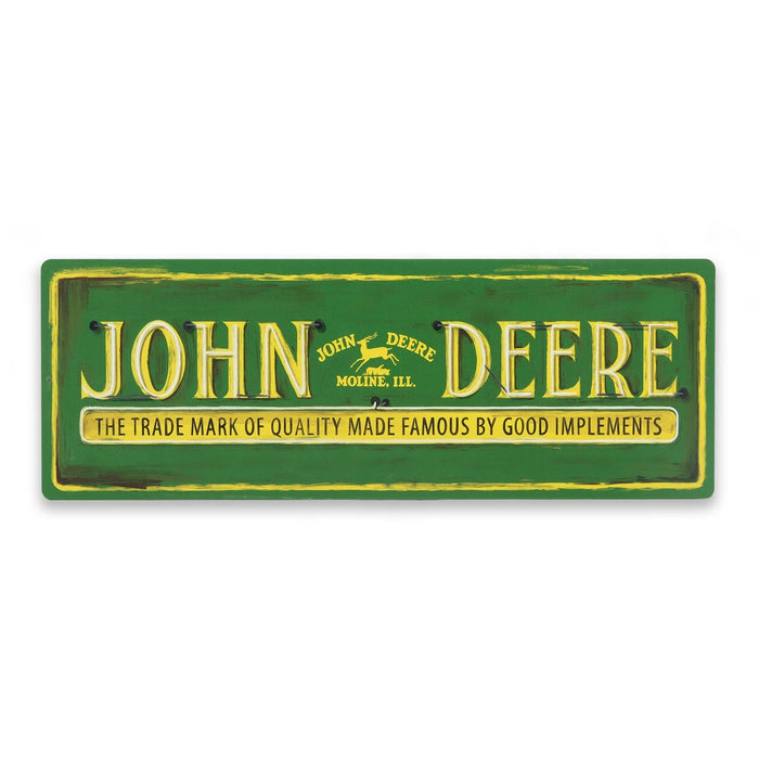 John Deere Quality Rustic Metal Sign
