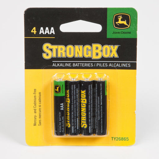 John Deere 4-AAA Strongbox Batteries - TY26865