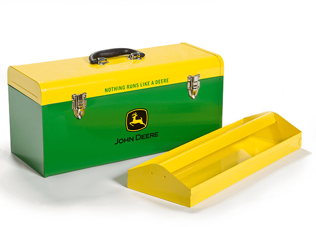 John Deere 20 inch Hand Carry Tool Box Yellow