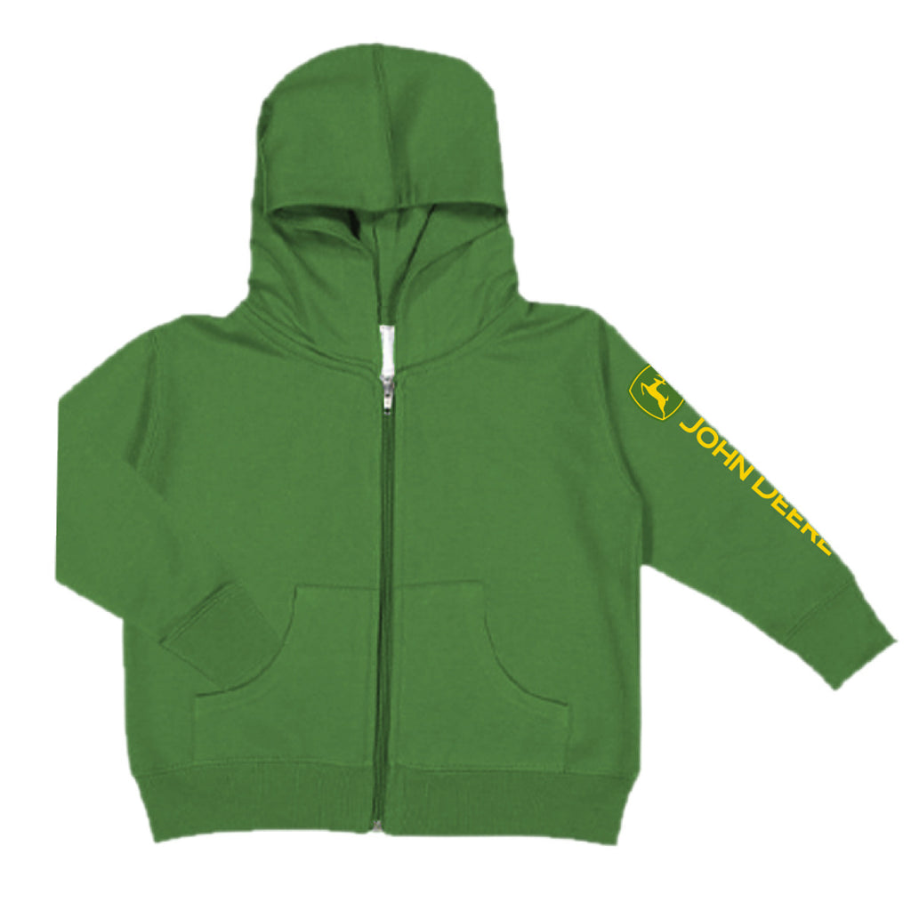 Buy John Deere Tractor Infant Toddler Boy Zip Front Fleece Hoody Sweatshirt  Green at Amazon.in