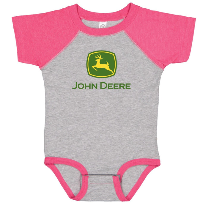 John Deere Girl Infant Body Suit